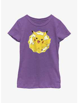 Pokemon Pikachu Kaleidoscope Frame Youth Girls T-Shirt, , hi-res