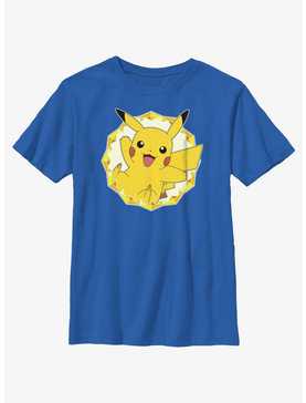 Pokemon Pikachu Kaleidoscope Frame Youth T-Shirt, , hi-res