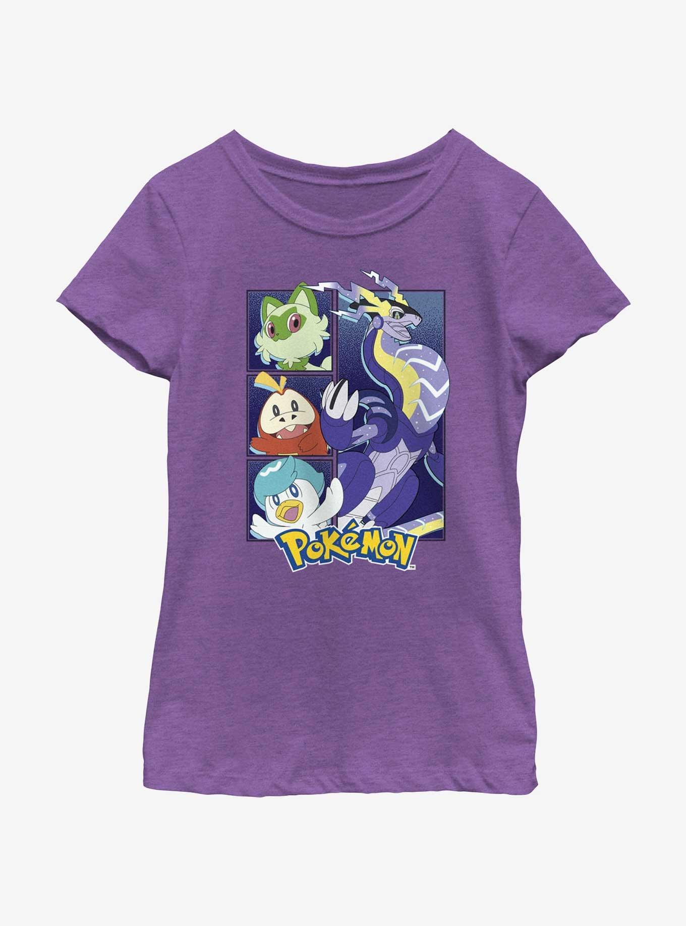 Pokemon Scarlet & Violet Starters Youth Girls T-Shirt, , hi-res