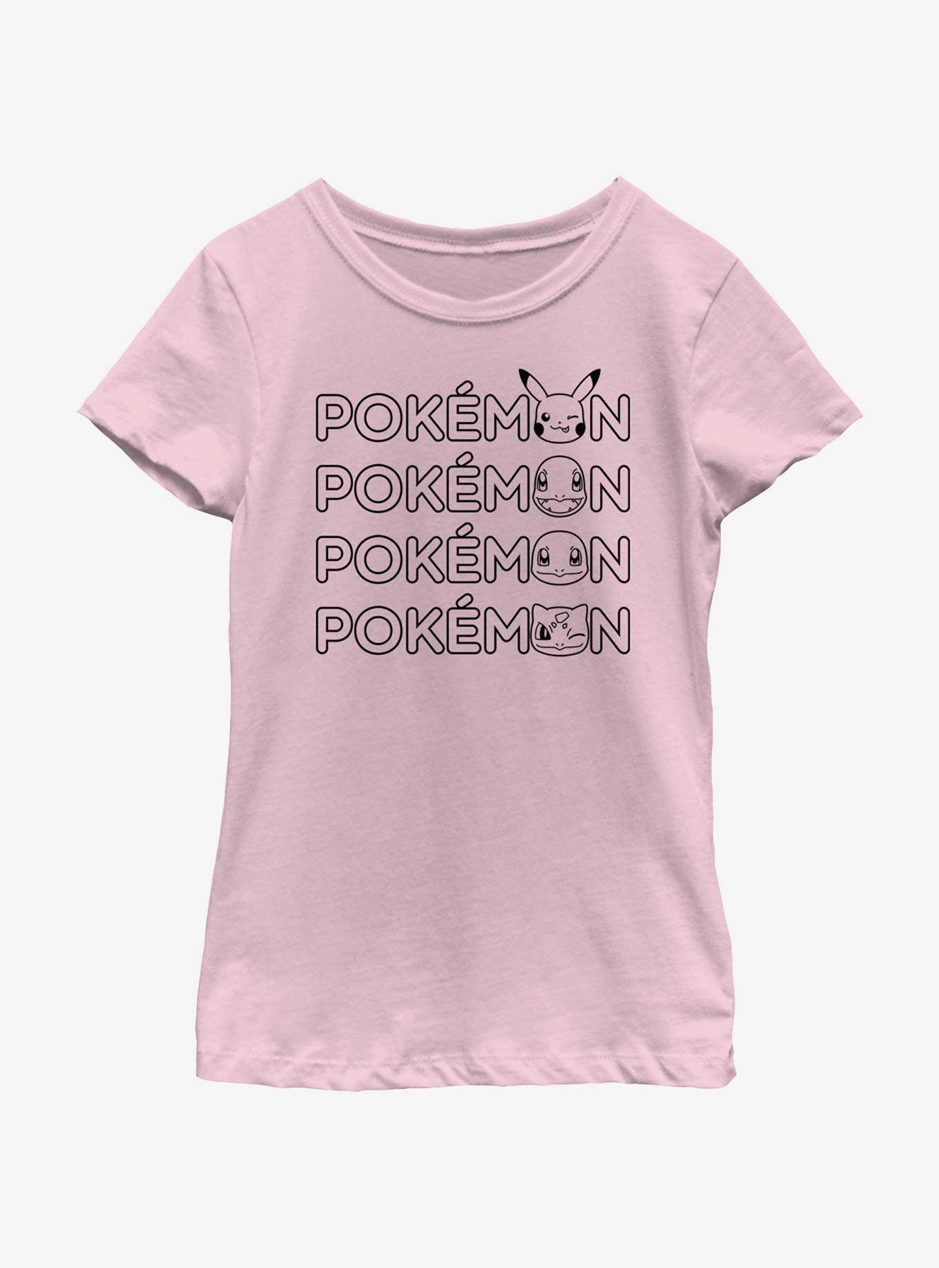 Pokemon Starter Heads Youth Girls T-Shirt, , hi-res
