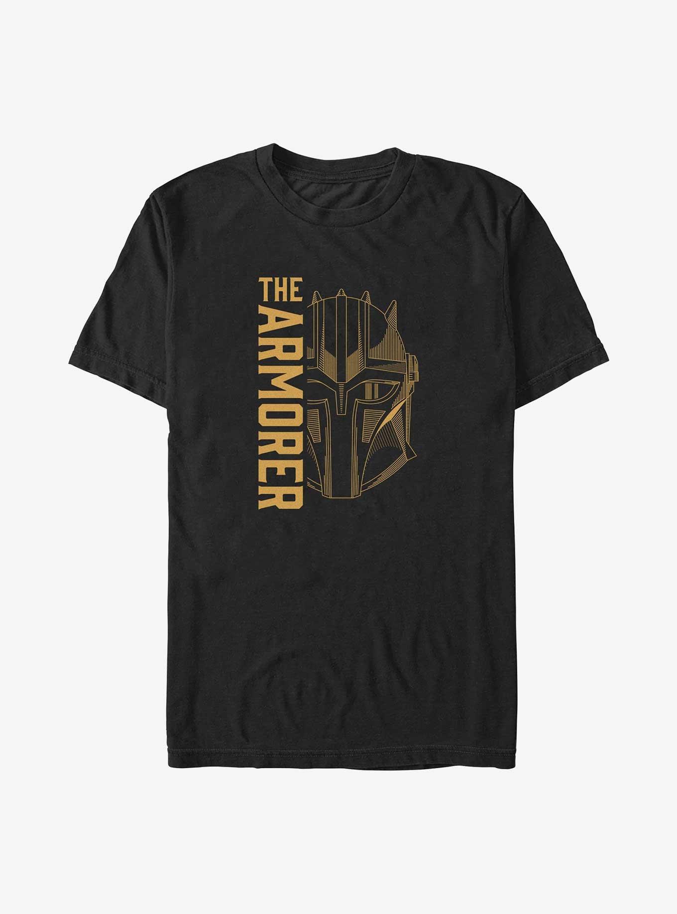 Star Wars The Mandalorian The Armorer Line Big & Tall T-Shirt, BLACK, hi-res