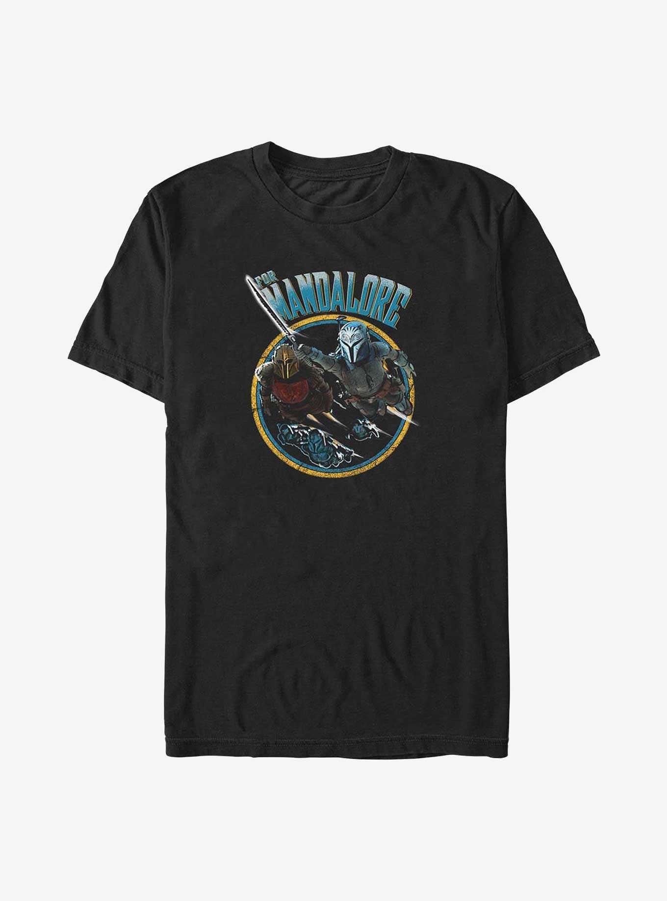 Star Wars The Mandalorian For Mandalore Badge Big & Tall T-Shirt, , hi-res