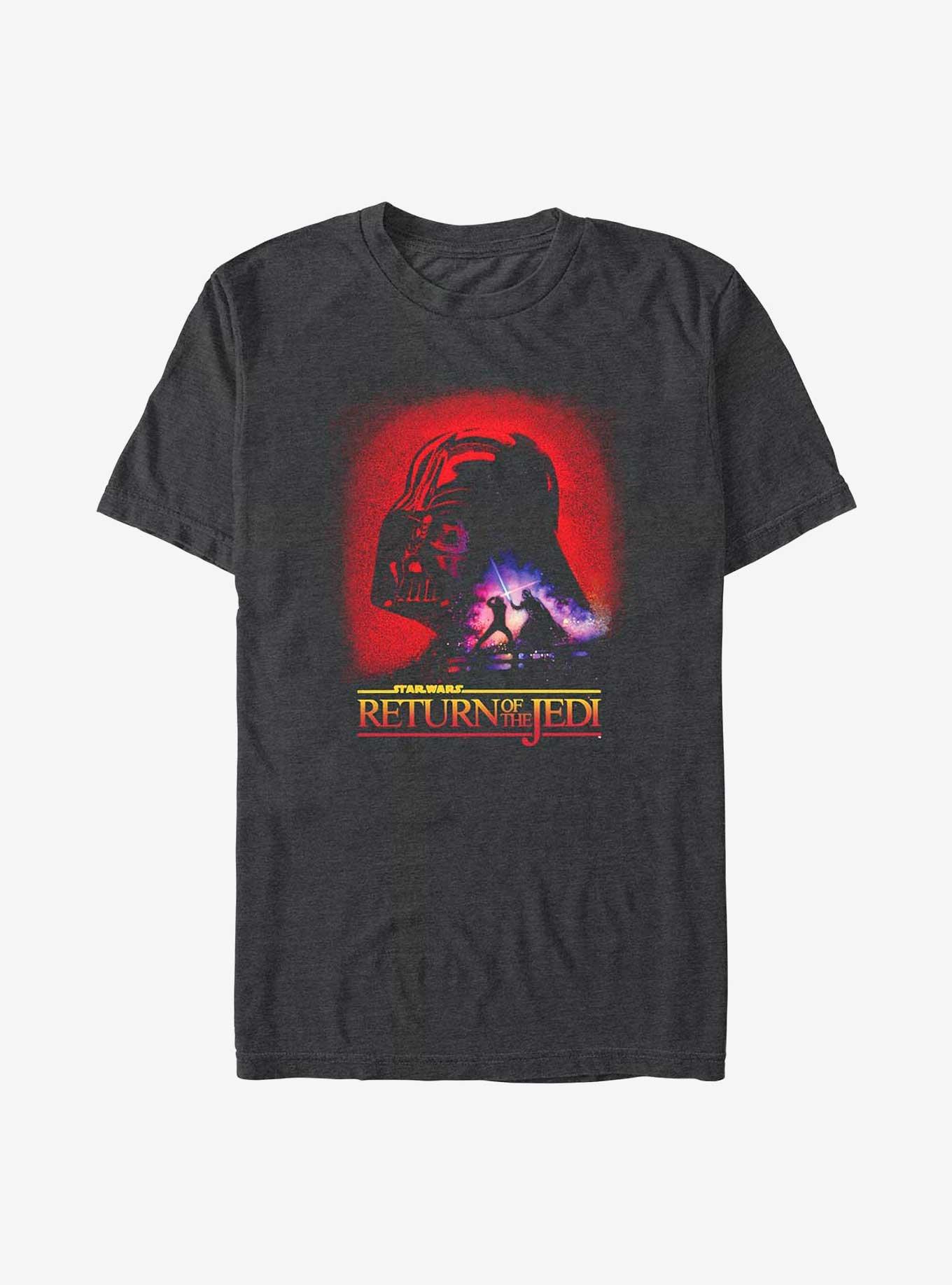 Star Wars Return To Forty Big & Tall T-Shirt, CHAR HTR, hi-res