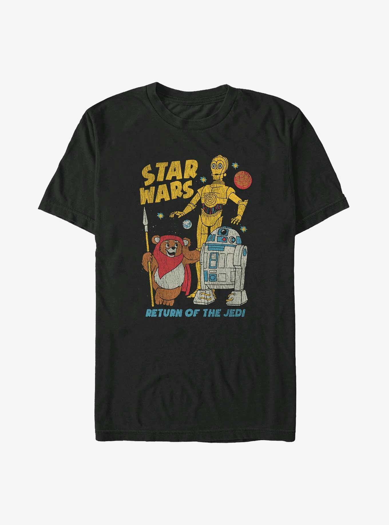 Star Wars Ewok and Droids Big & Tall T-Shirt, , hi-res