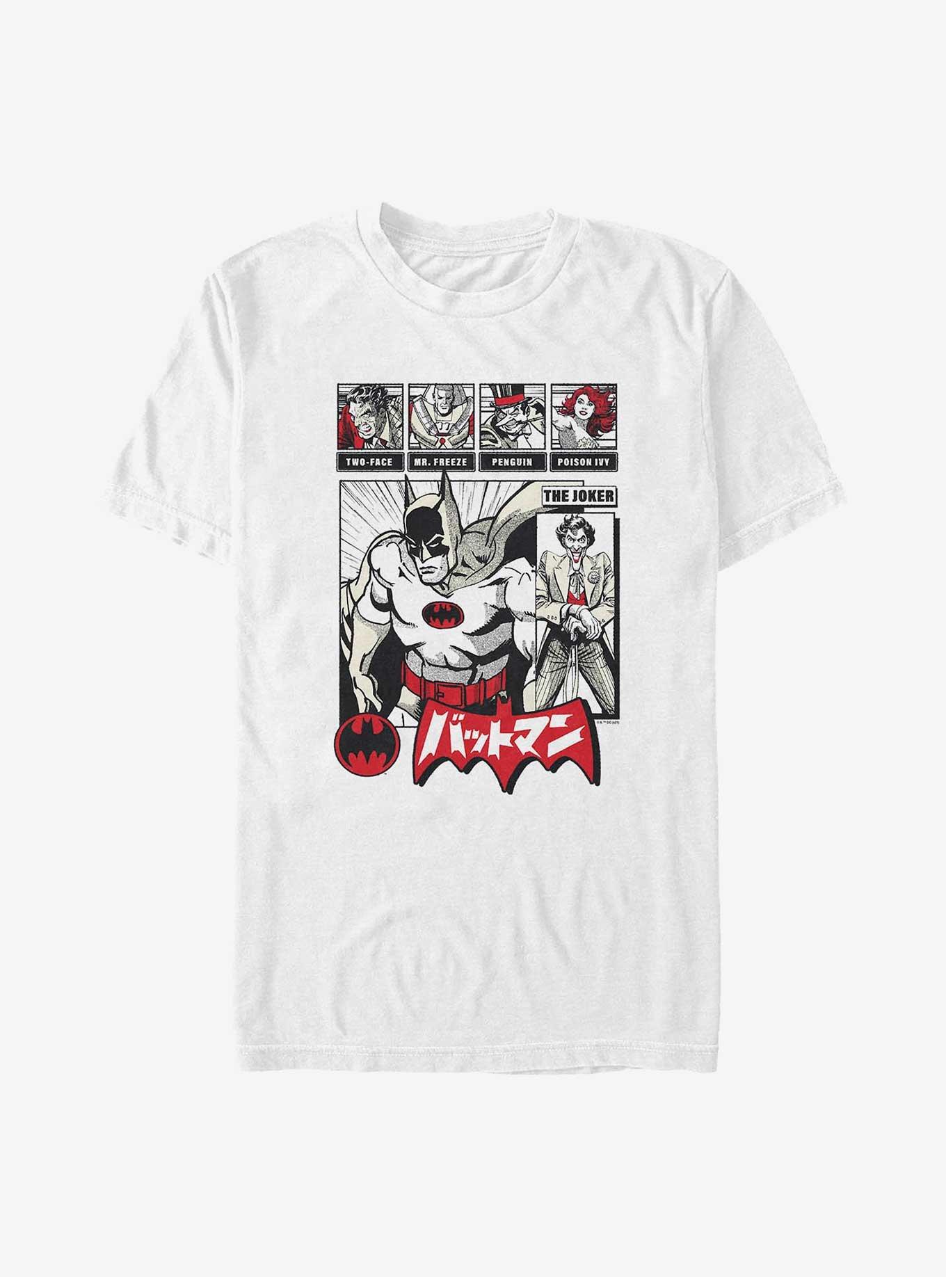 DC Comics Batman Bat Comic Strip Big & Tall T-Shirt