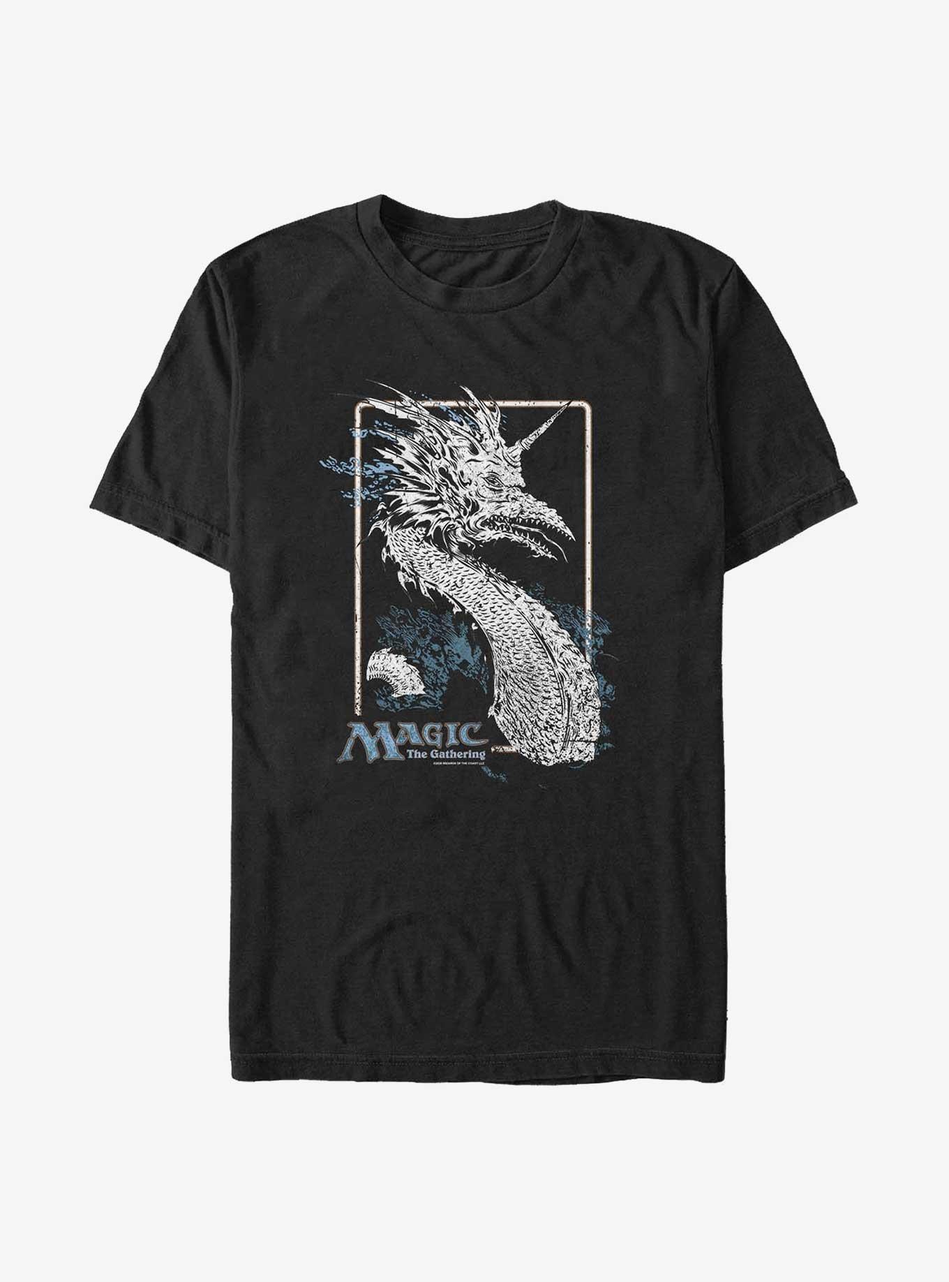 Magic The Gathering Sea Dragon Big & Tall T-Shirt, BLACK, hi-res