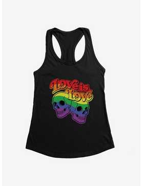Pride Love Is Love Skulls Girls Tank, , hi-res