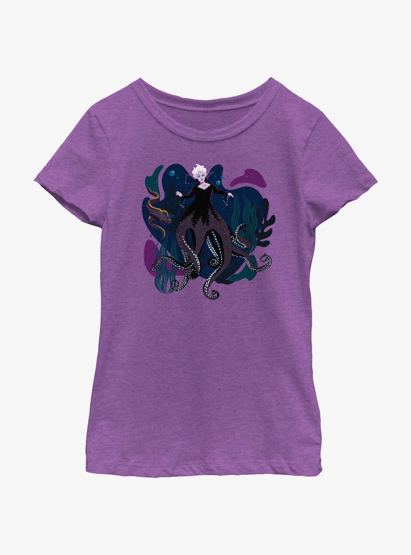 Disney The Little Mermaid Live Action Ursula With Flotsam and Jetsam Youth Girls T-Shirt, , hi-res