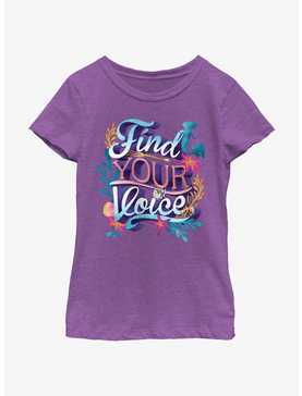Disney The Little Mermaid Live Action Find Your Voice Sea Floral Youth Girls T-Shirt, , hi-res