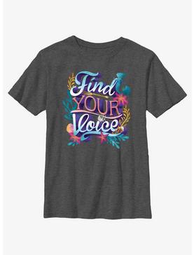 Disney The Little Mermaid Live Action Find Your Voice Sea Floral Youth T-Shirt, , hi-res