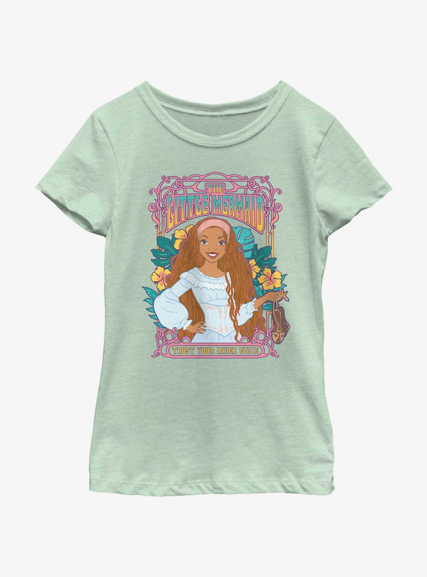 Disney The Little Mermaid Live Action Ariel Trust Your Inner Voice Youth Girls T-Shirt, , hi-res