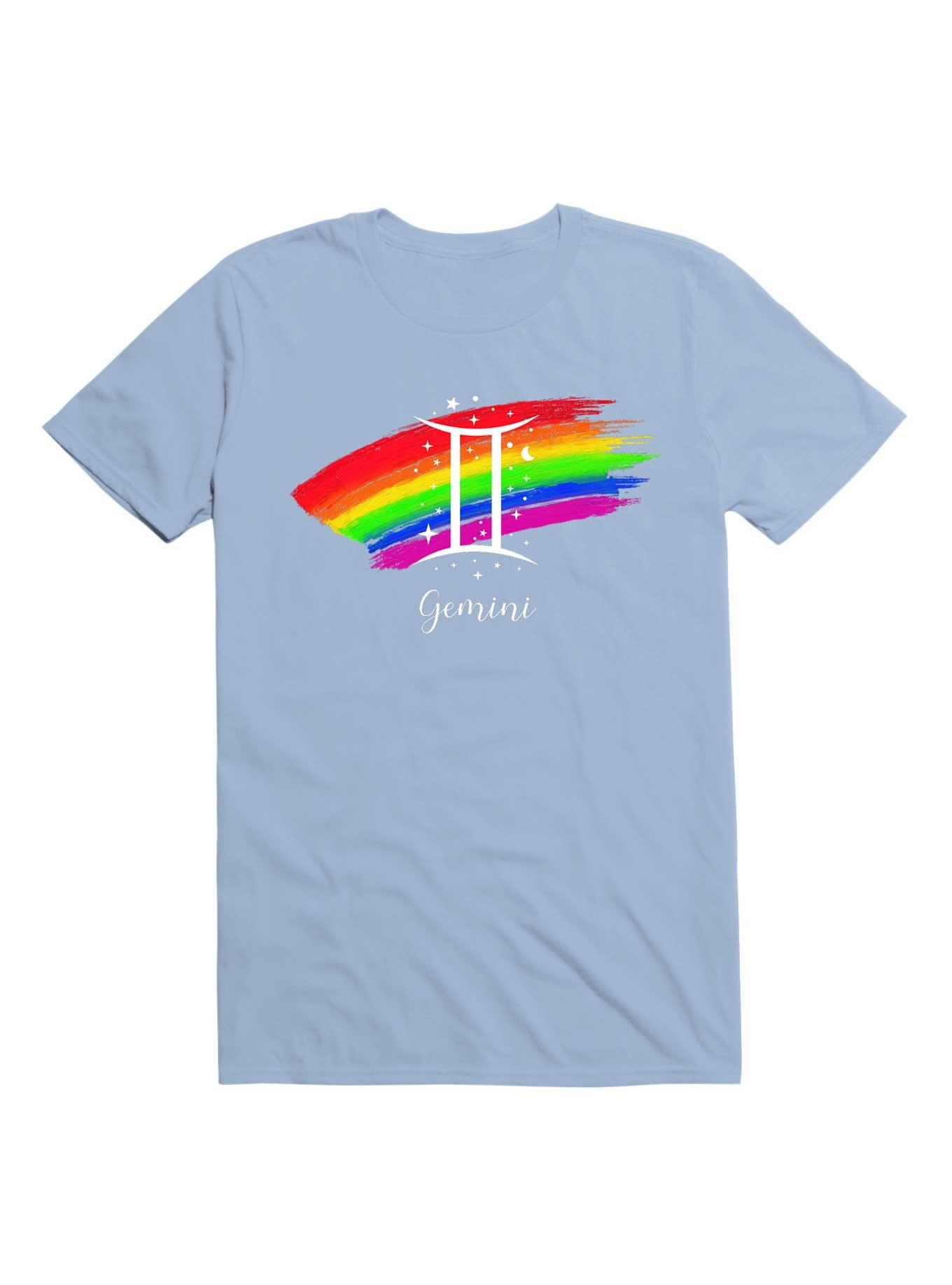 Gemini Astrological Zodiac Sign LGBT T-Shirt, , hi-res