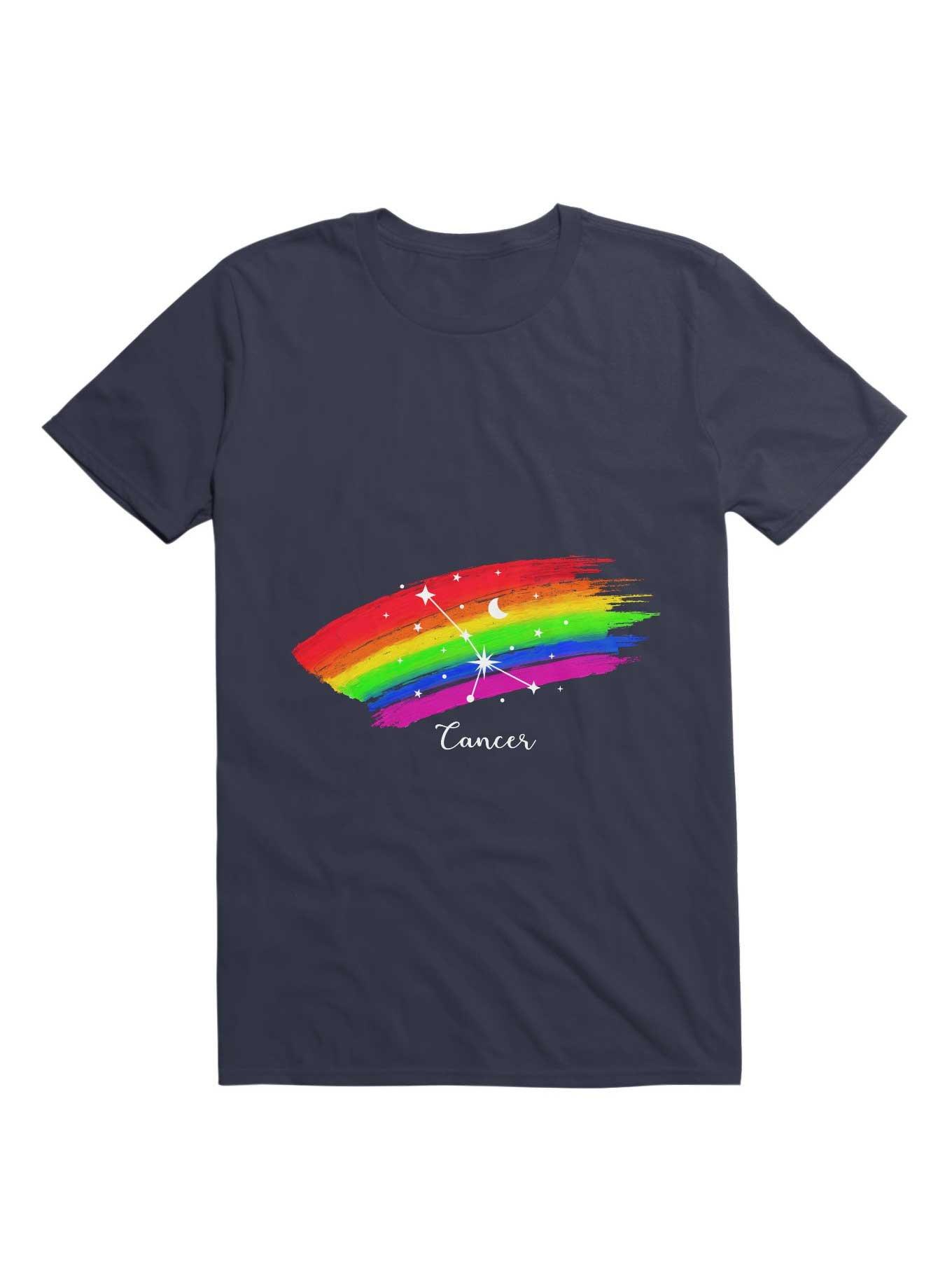 Cancer Astrology Zodiac Sign LGBT T-Shirt, , hi-res