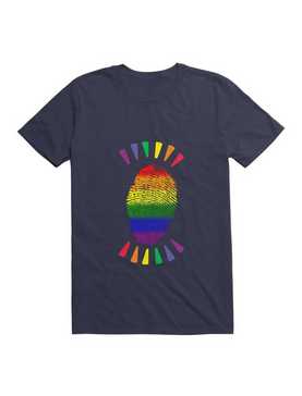 LGBT Finger Print T-Shirt, , hi-res