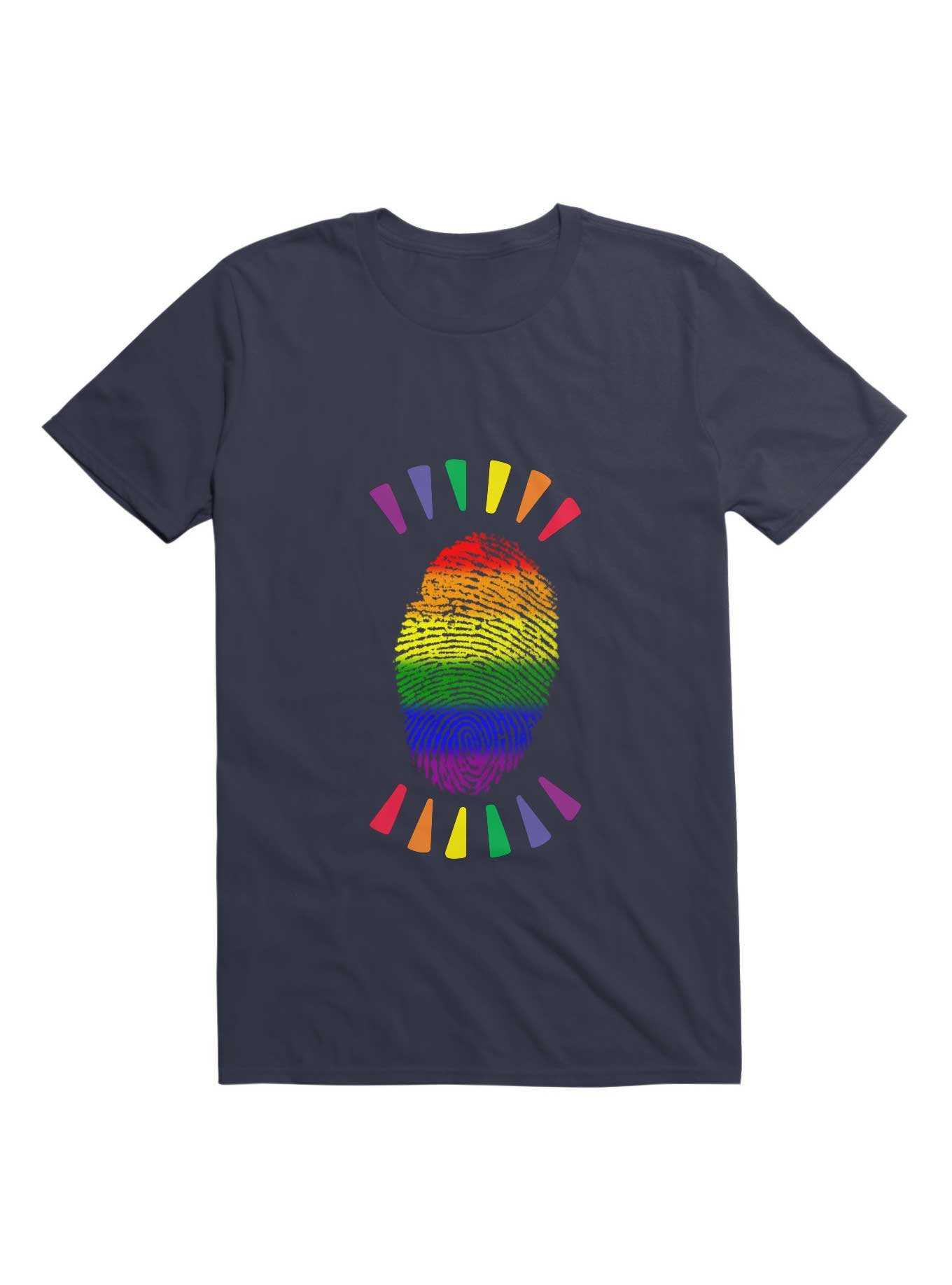 LGBT Finger Print T-Shirt, , hi-res