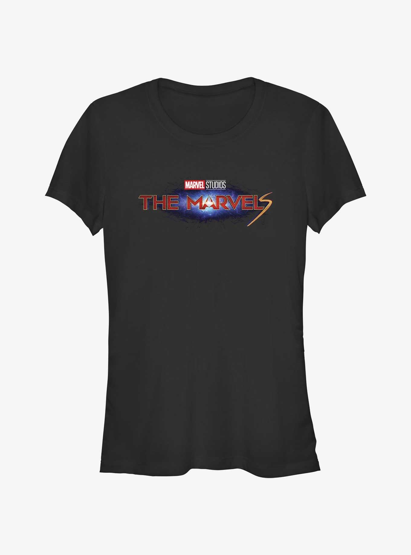 Marvel The Marvels Galaxy Logo Girls T-Shirt