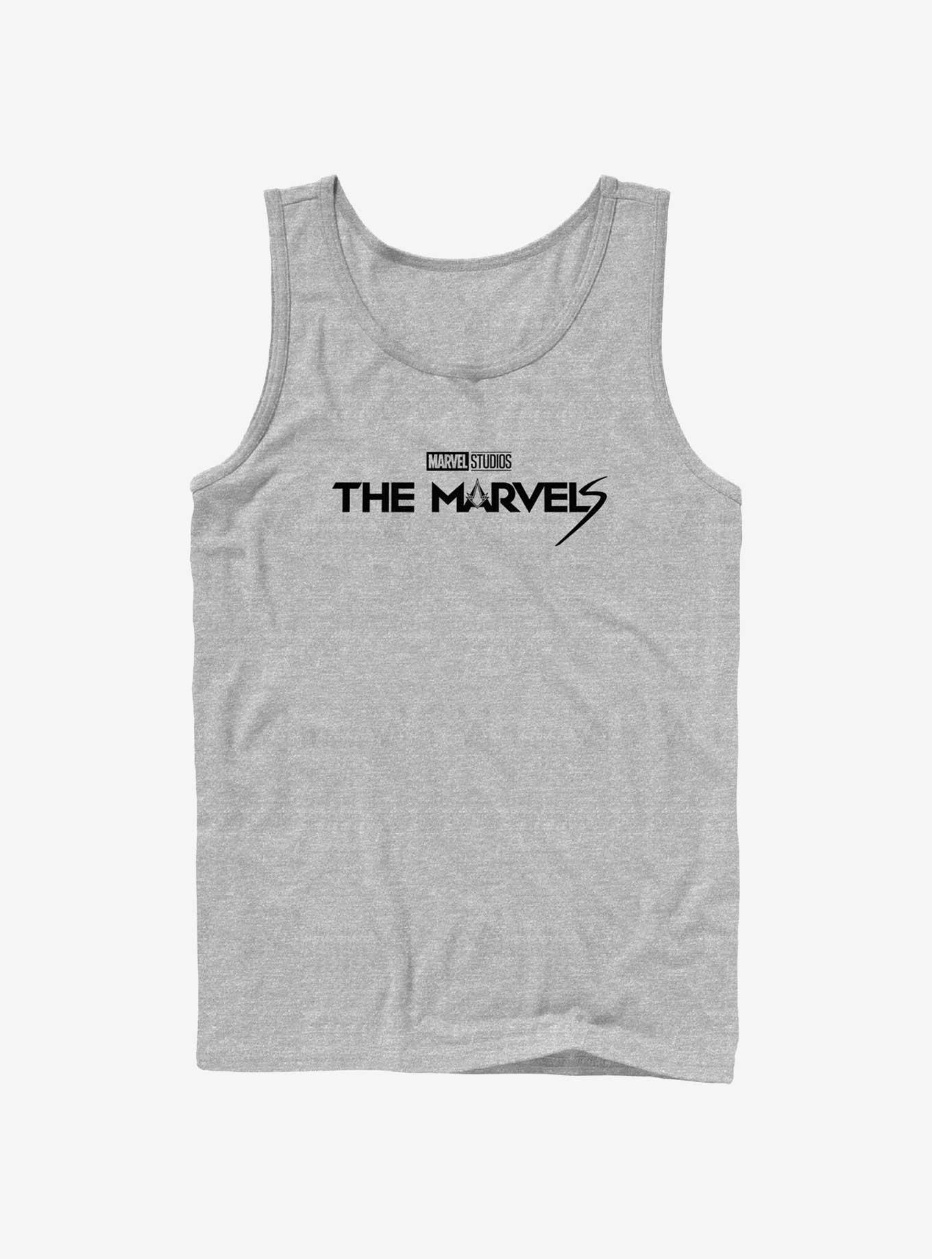 Marvel The Marvels Logo Tank, ATH HTR, hi-res