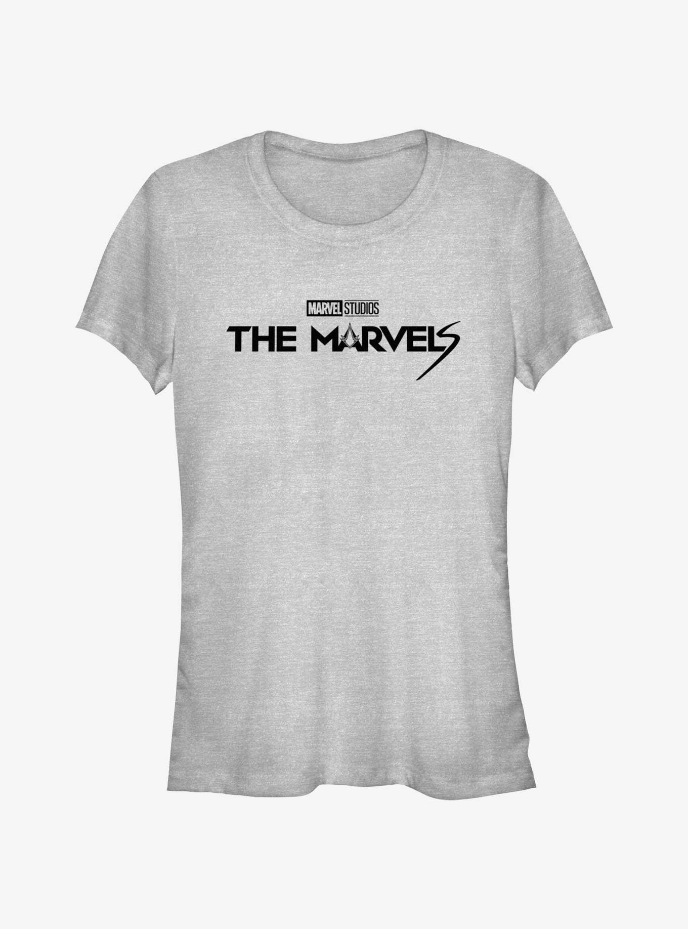 Marvel The Marvels Logo Girls T-Shirt, ATH HTR, hi-res