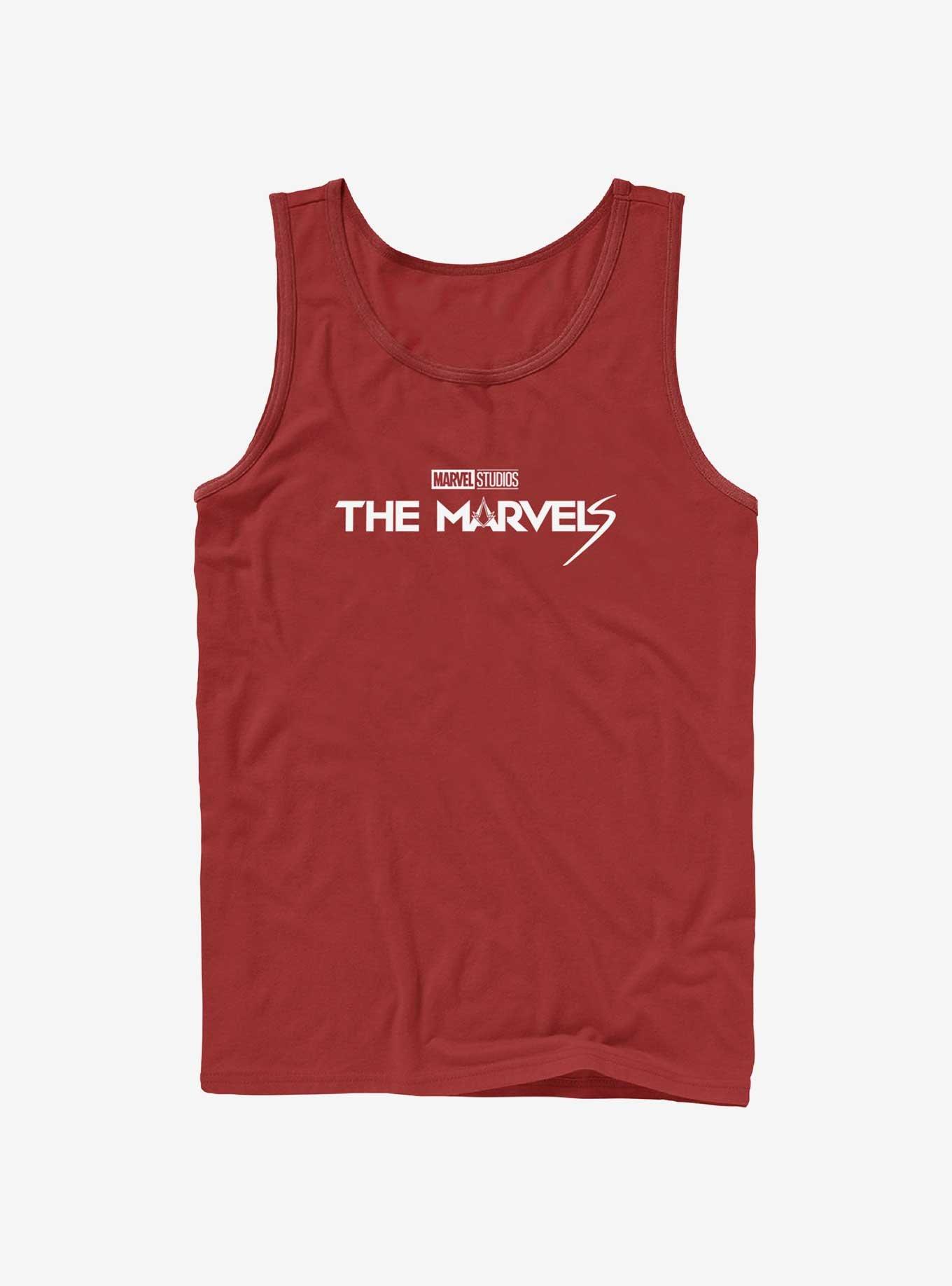 Marvel The Marvels Logo Tank, RED, hi-res