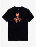 Stray Logo T-Shirt, BLACK, hi-res