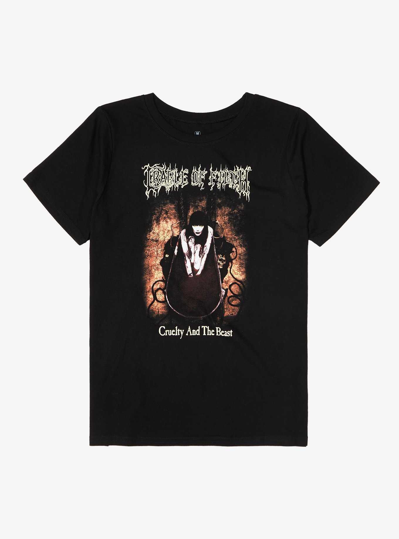 Cradle Of Filth Cruelty And The Beast Boyfriend Fit Girls T-Shirt, , hi-res