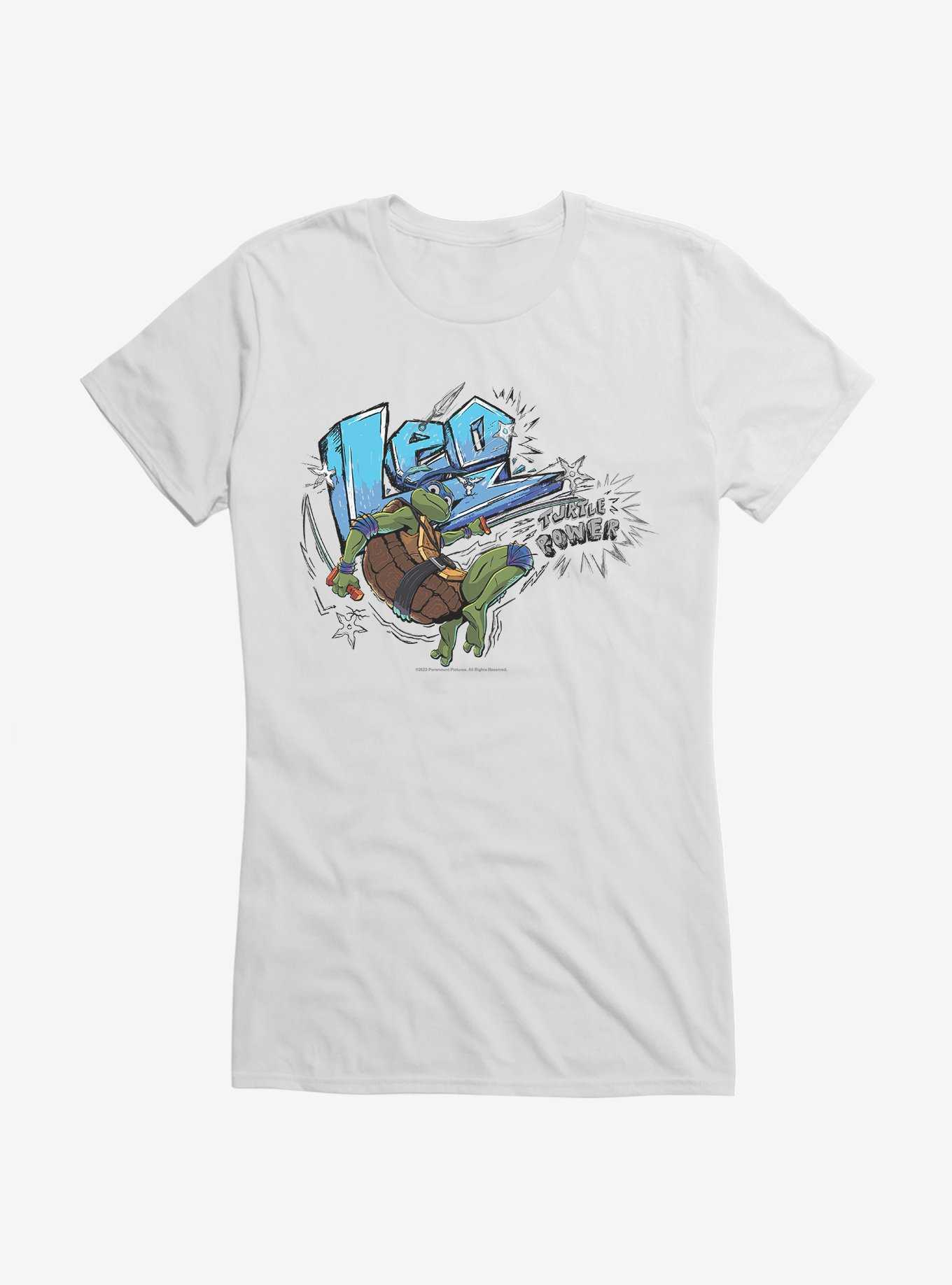 Teenage Mutant Ninja Turtles: Mutant Mayhem Leo Turtle Power Girls T-Shirt, , hi-res