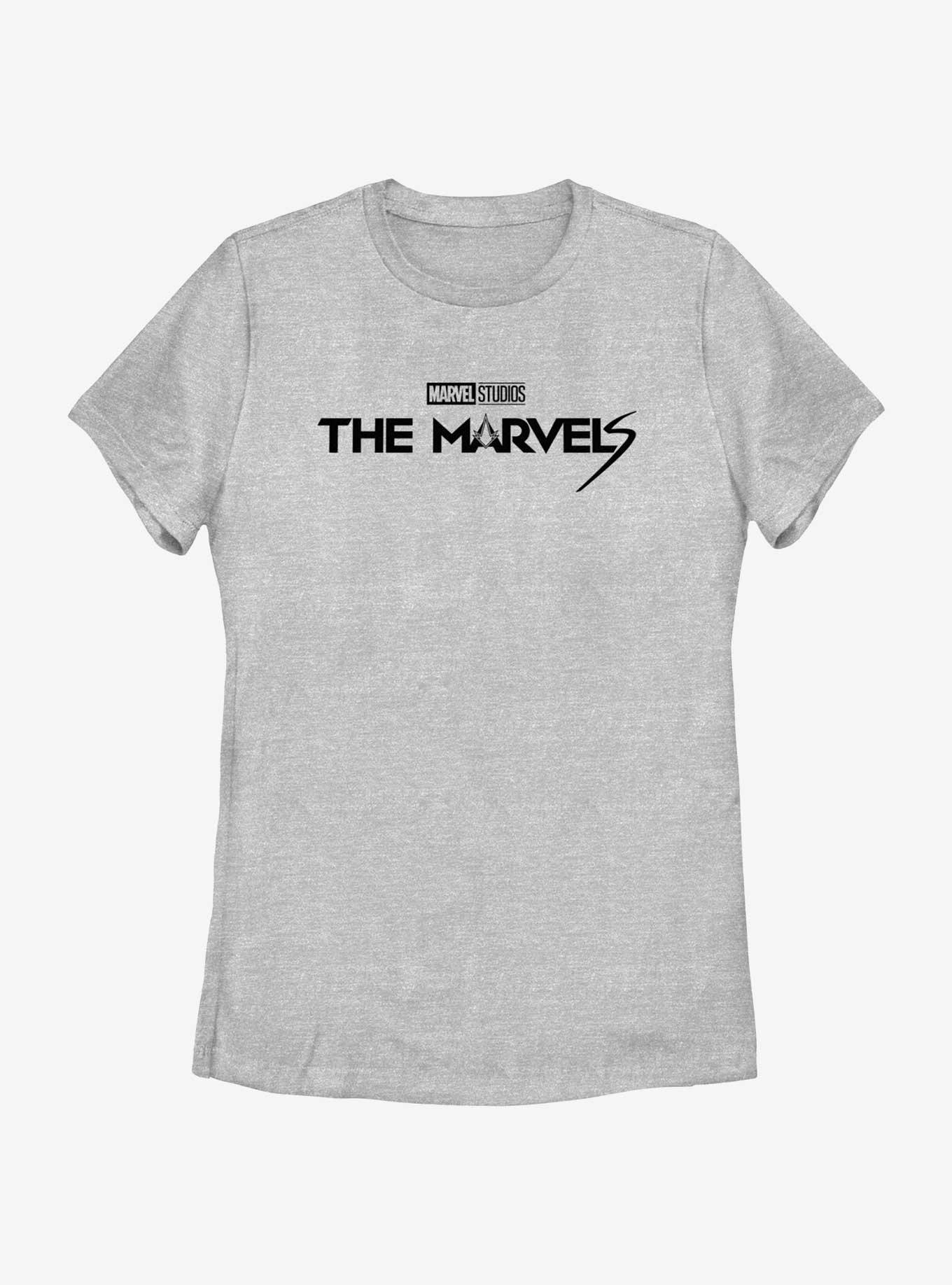Marvel The Marvels Logo Womens T-Shirt, ATH HTR, hi-res