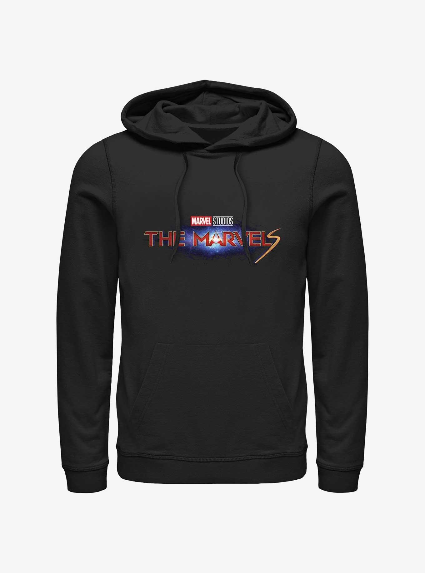 Marvel The Marvels Galaxy Logo Hoodie, BLACK, hi-res