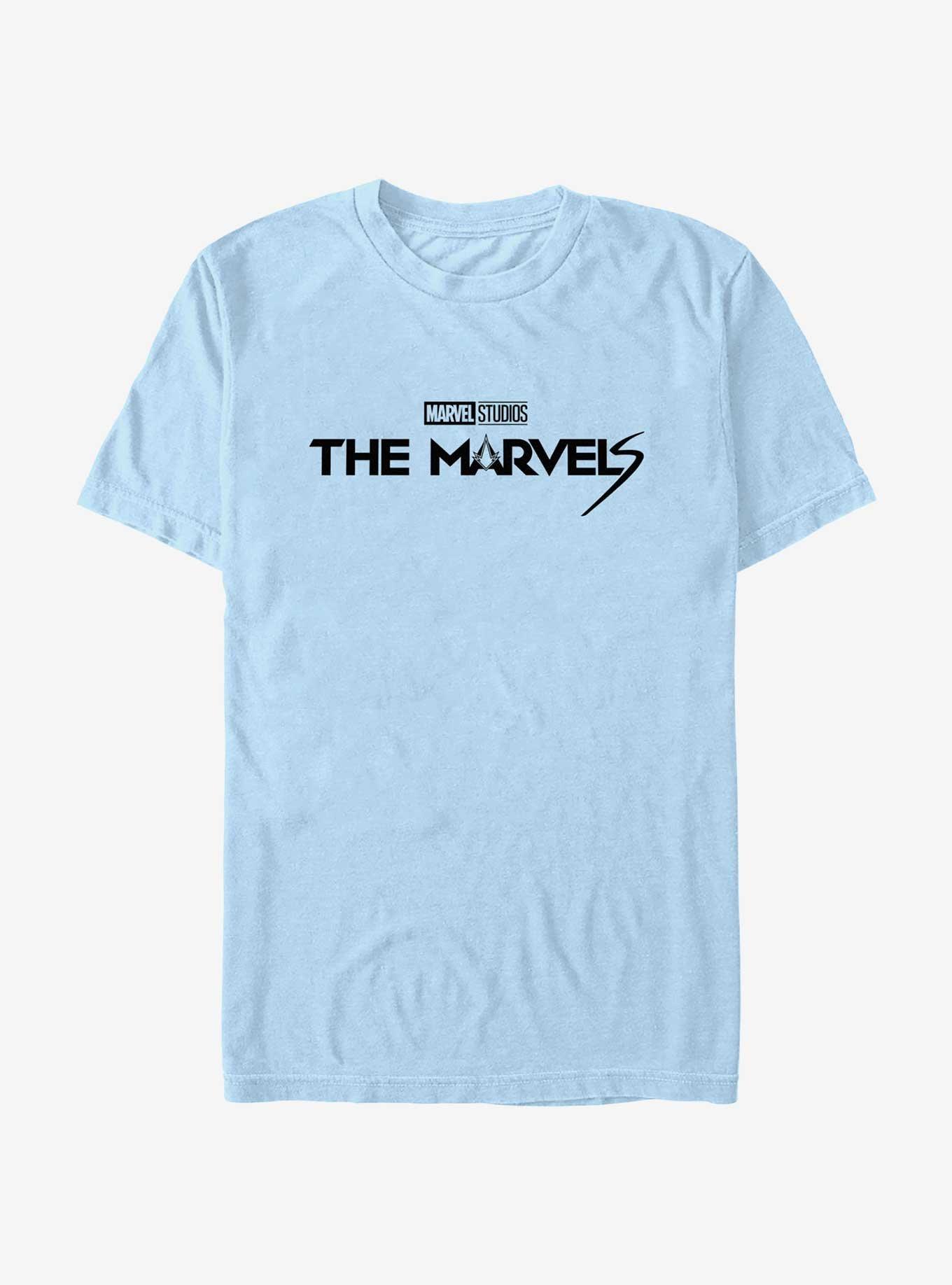 Marvel The Marvels Logo T-Shirt, LT BLUE, hi-res