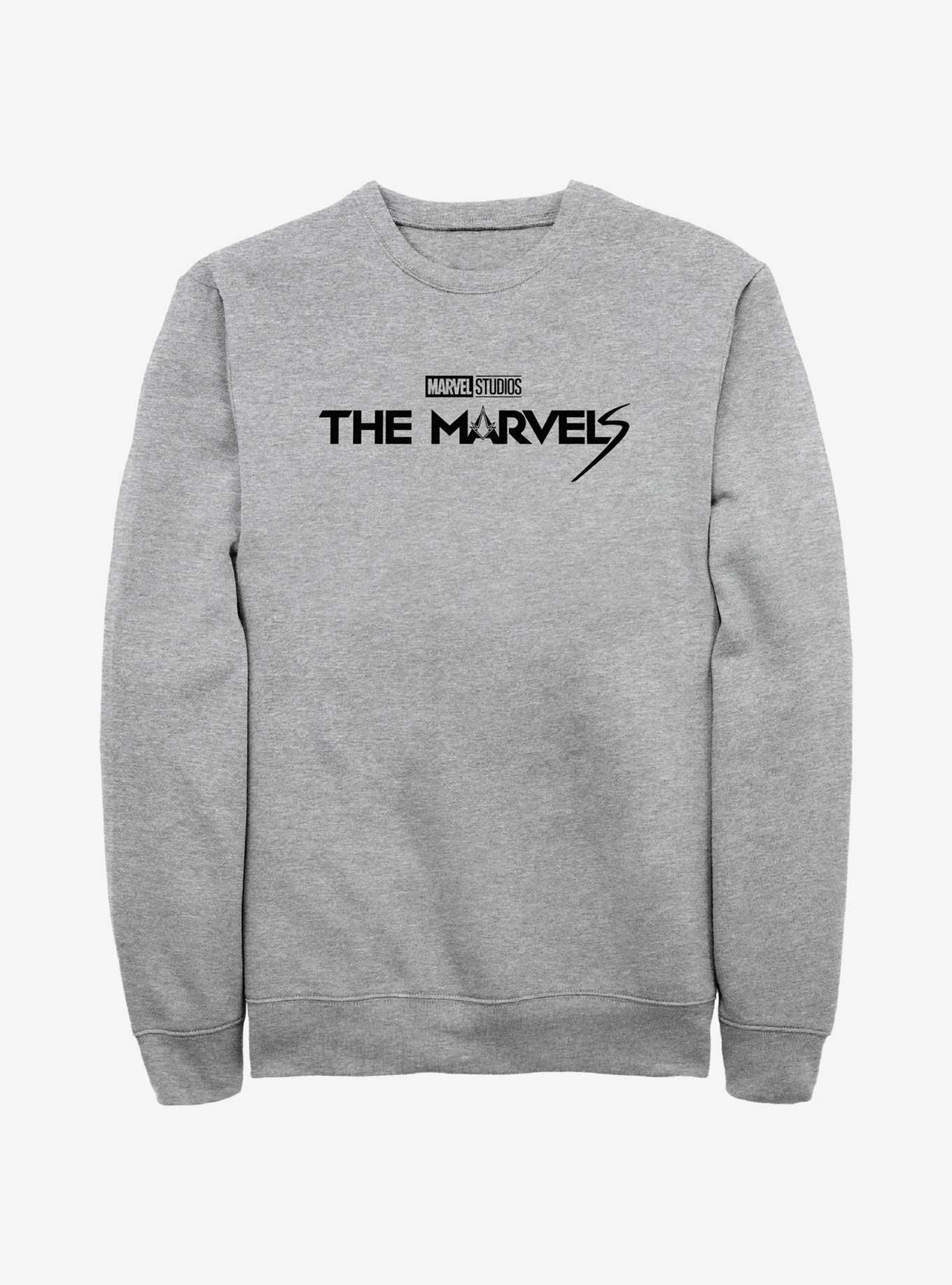 Marvel The Marvels Logo Sweatshirt, ATH HTR, hi-res