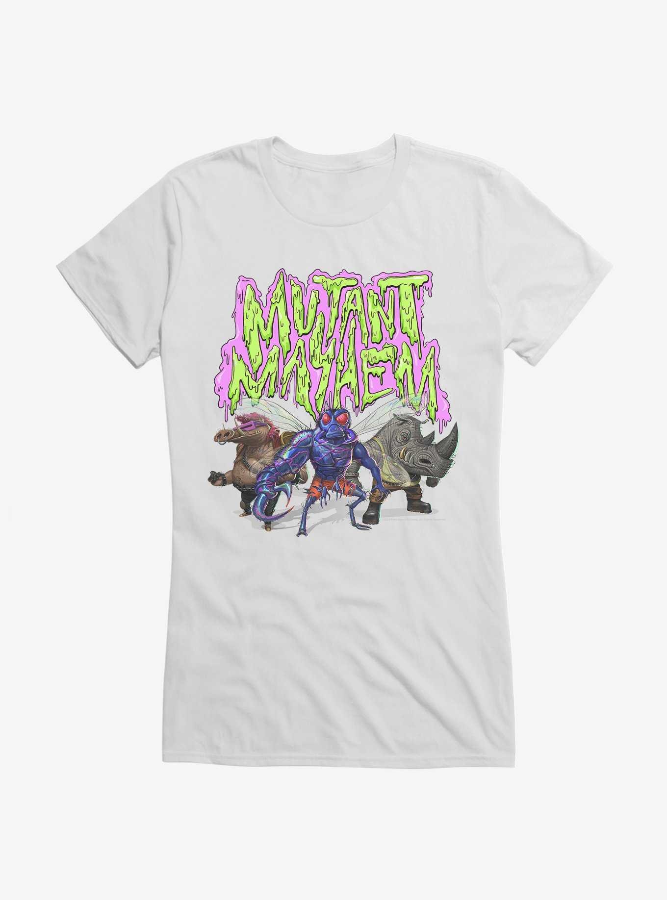 Teenage Mutant Ninja Turtles: Mutant Mayhem Villains Slime Logo Girls T-Shirt, , hi-res
