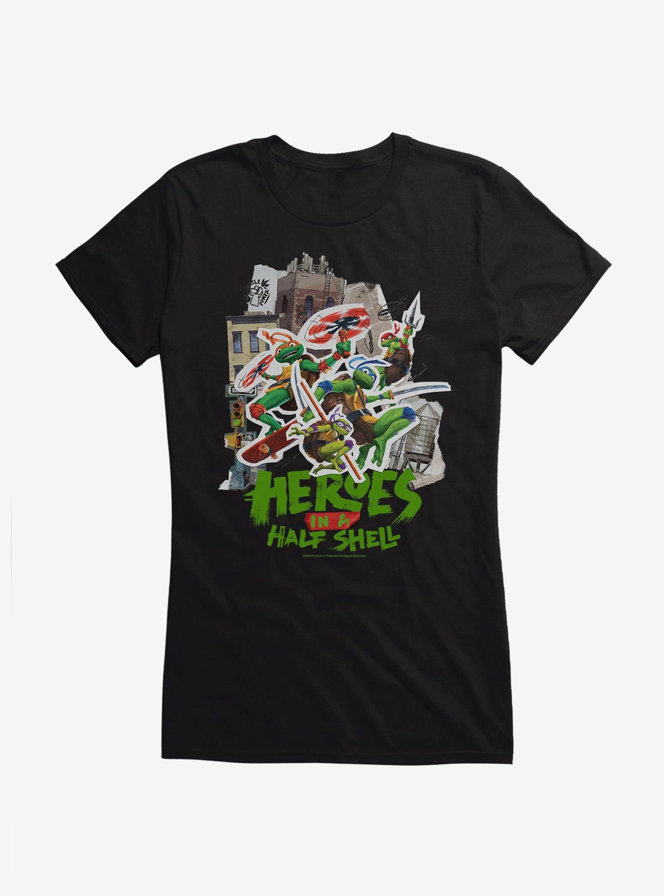 Teenage Mutant Ninja Turtles: Mayhem Heroes A Half Shell Girls T-Shirt