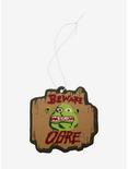 Shrek Beware Ogre Wooden Sign Green Apple Scented Air Freshener, , hi-res