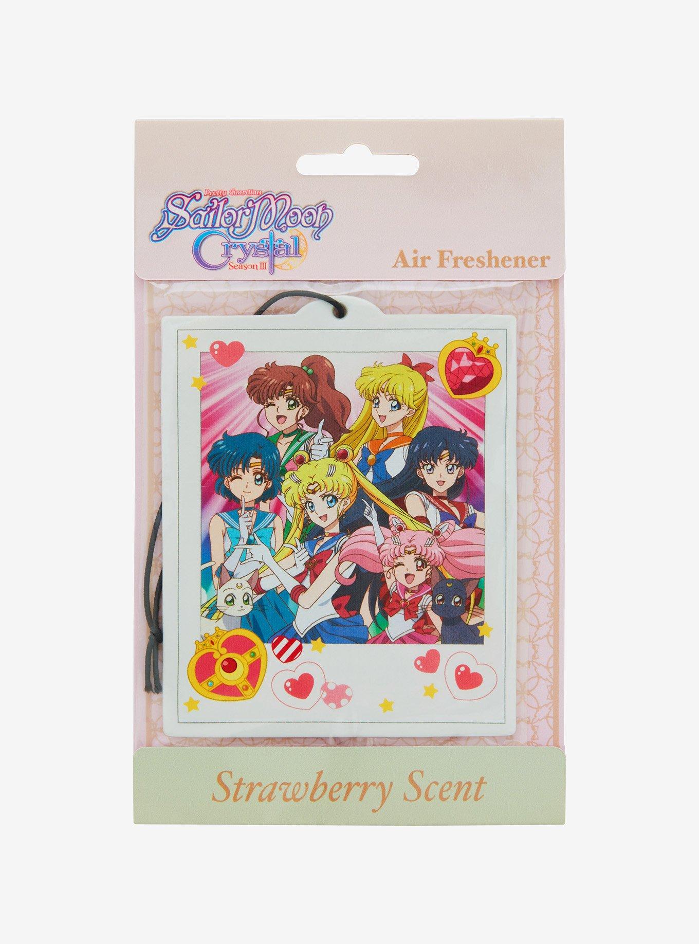 Sailor Moon Group Polaroid Strawberry Scented Air Freshener, , hi-res