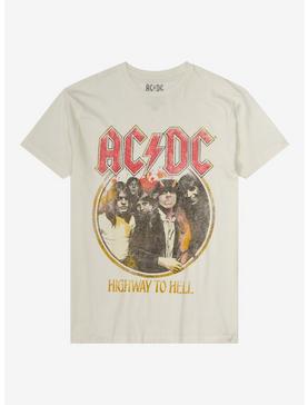 AC/DC Highway To Hell Group Portrait Boyfriend Fit Girls T-Shirt, , hi-res