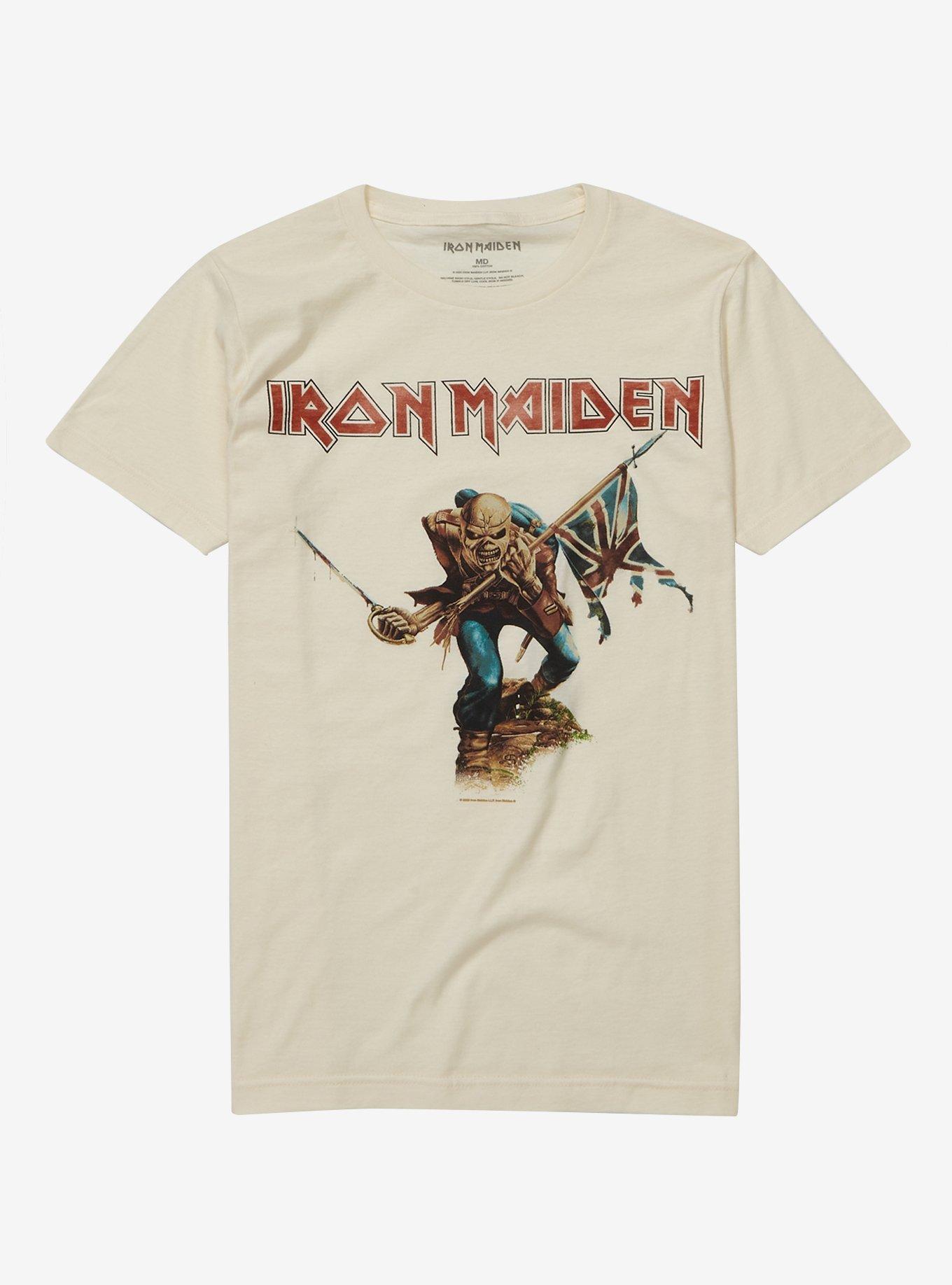 Iron Maiden Invasion Of Rarities Boyfriend Fit Girls T-Shirt, NATURAL, hi-res