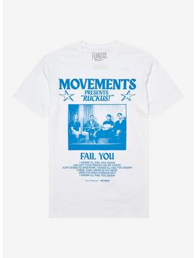 Movements Fail You Lyrics Boyfriend Fit Girls T-Shirt, , hi-res