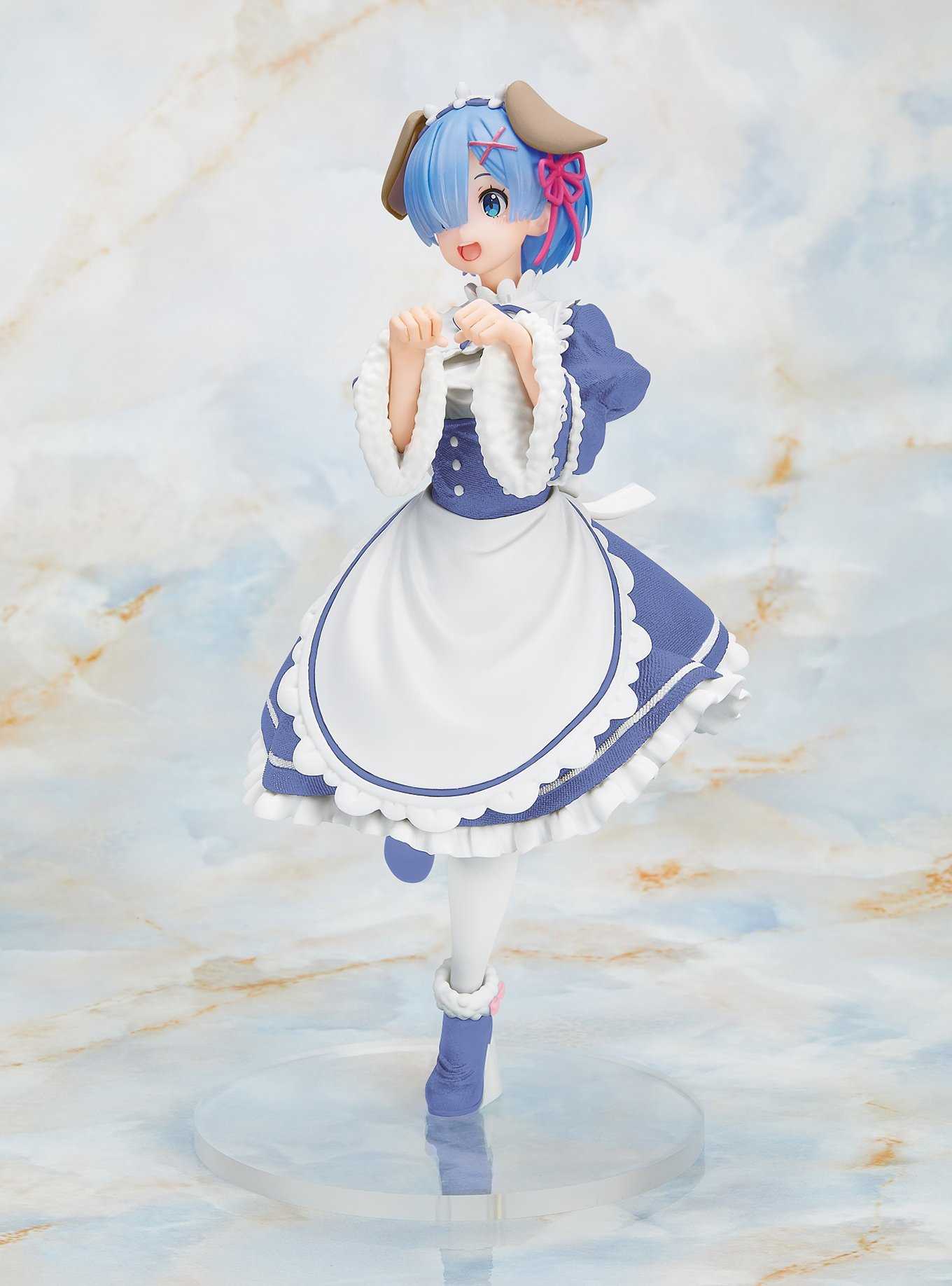 Taito Re:Zero Starting Life in Another World Coreful Rem (Renewal Edition) Figure (Memory Snow Puppy Ver.), , hi-res