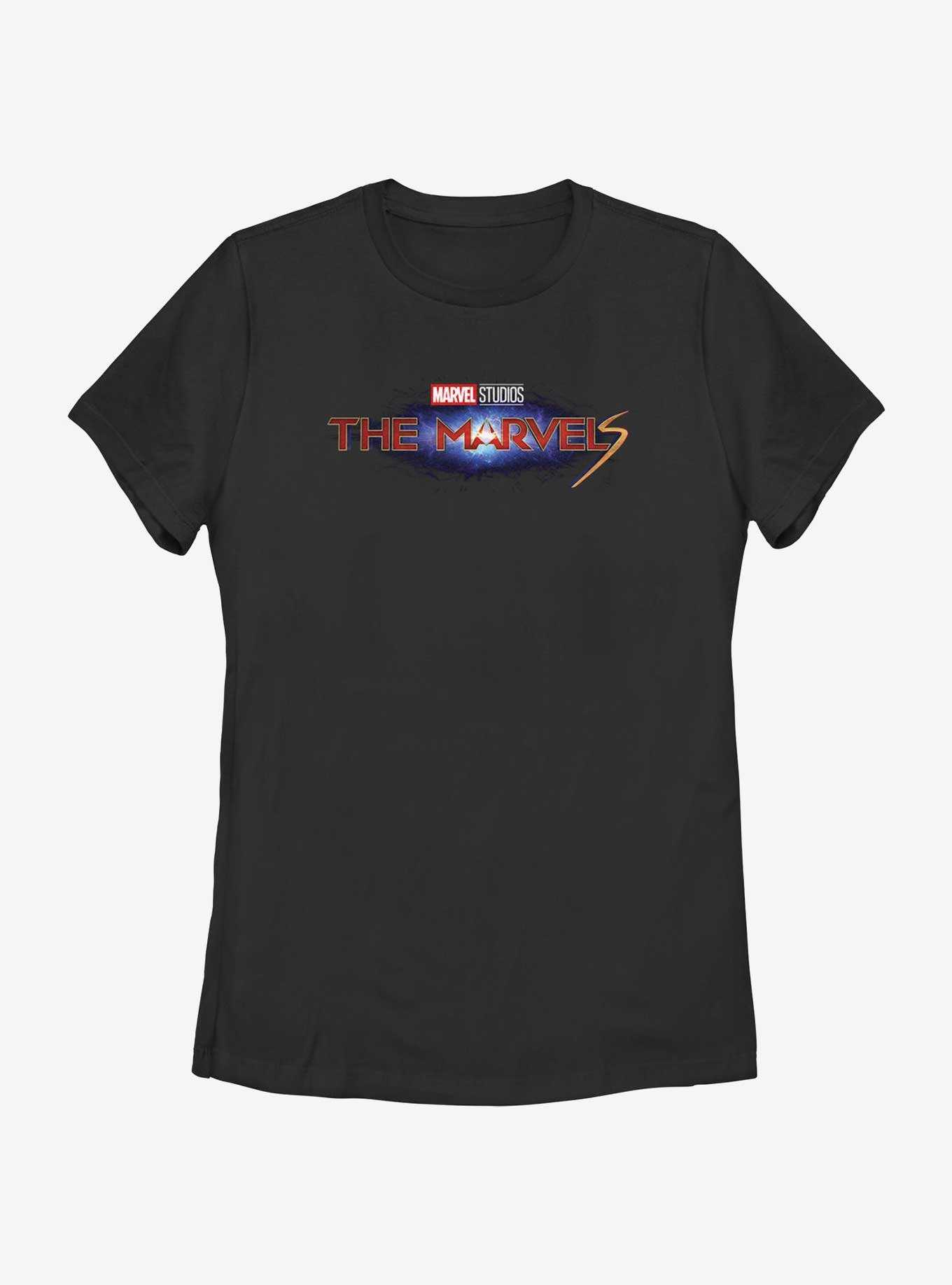 Marvel The Marvels Galaxy Logo Womens T-Shirt, , hi-res