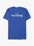 Marvel The Marvels Logo T-Shirt, ROYAL, hi-res