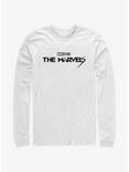 Marvel The Marvels Logo Long-Sleeve T-Shirt, WHITE, hi-res
