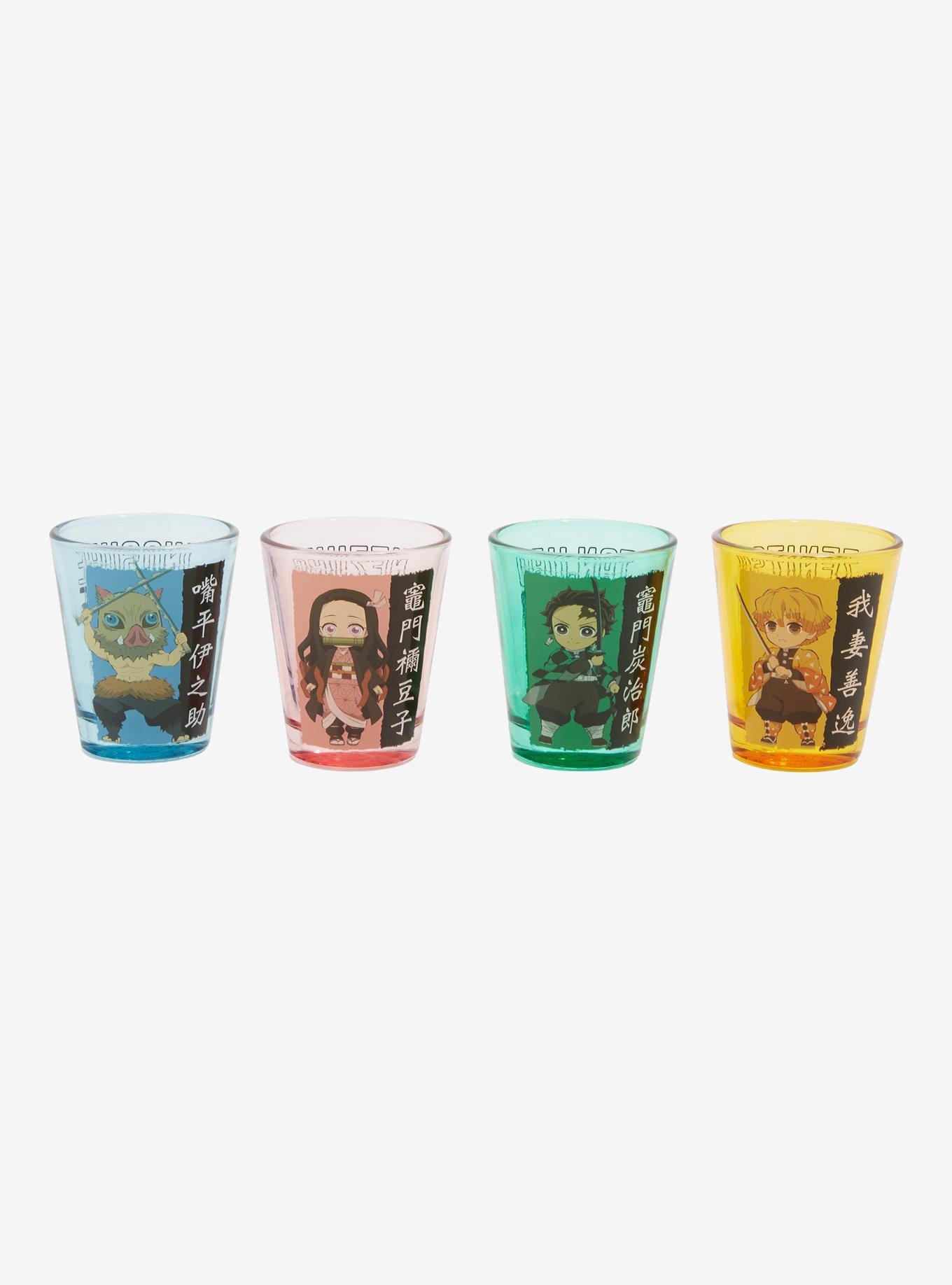 Demon Slayer: Kimetsu no Yaiba Chibi Character Mini Glass Set, , hi-res