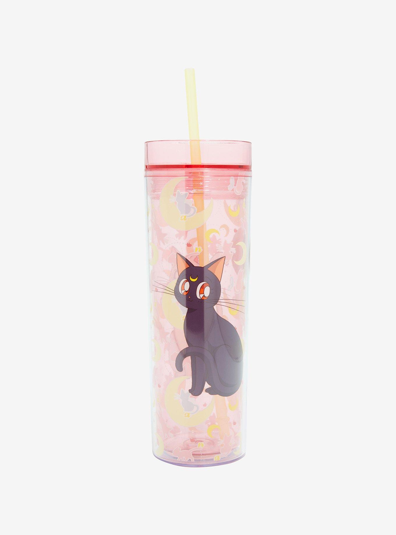 Sailor Moon Luna and Artemis Tumbler Cup, , hi-res