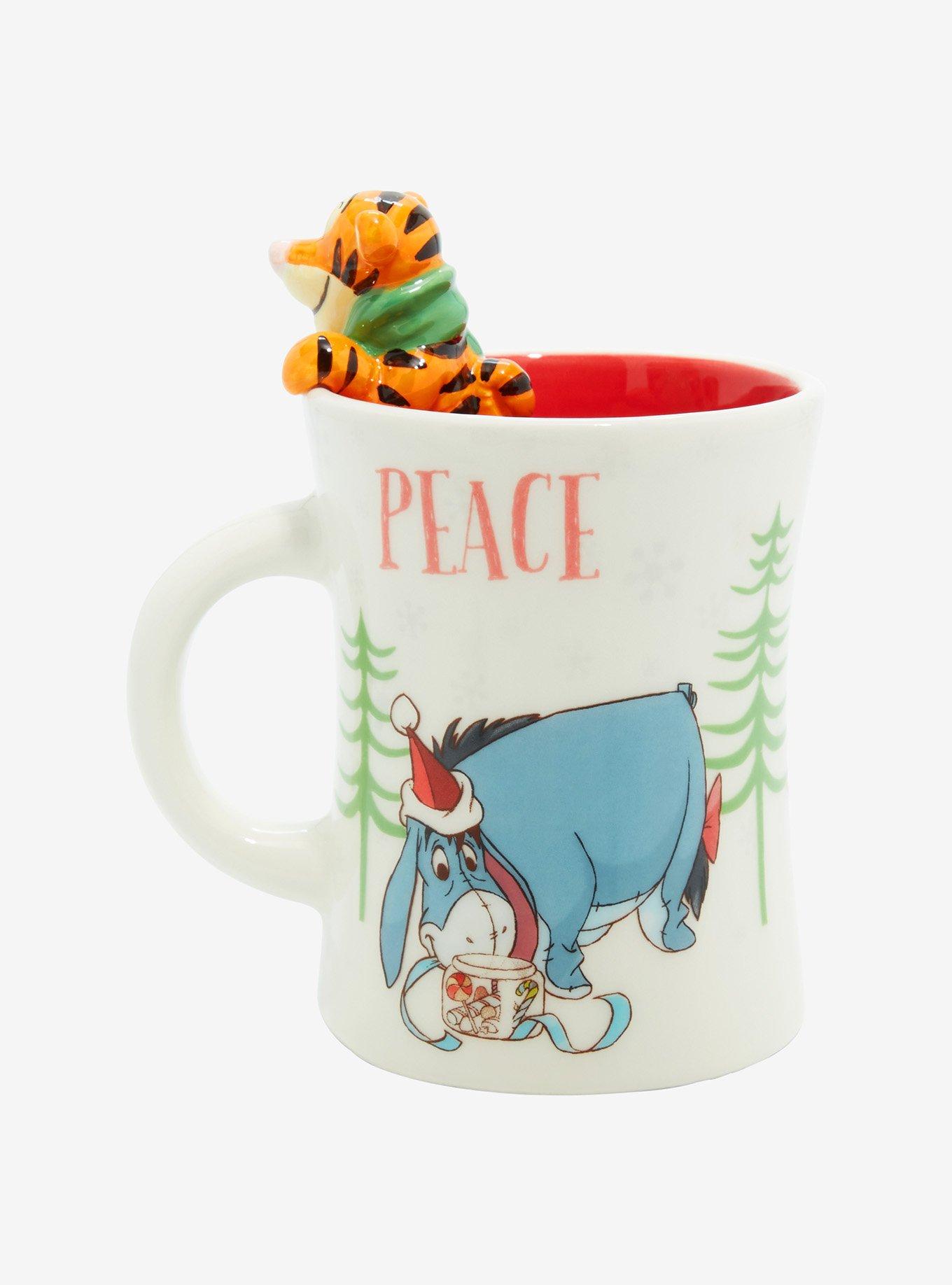 Disney Winnie the Pooh Figural Tigger Christmas Mug, , hi-res