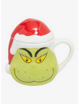 How The Grinch Stole Christmas Grinch Figural Mug with Lid, , hi-res