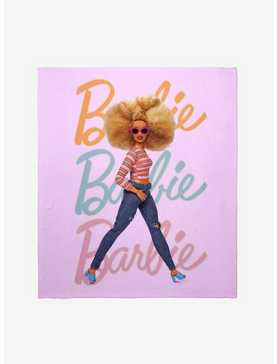 Barbie Retro Style Throw Blanket, , hi-res