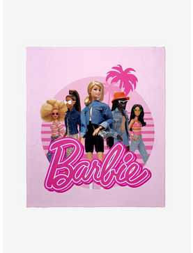 Barbie Retro Crew Throw Blanket, , hi-res
