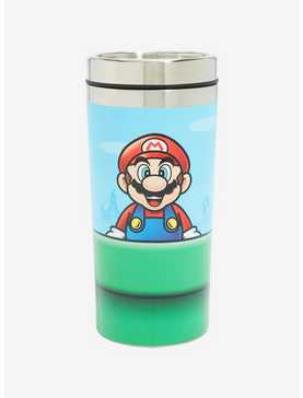 Nintendo Super Mario Bros. Mario & Luigi Warp Pipe Travel Mug, , hi-res