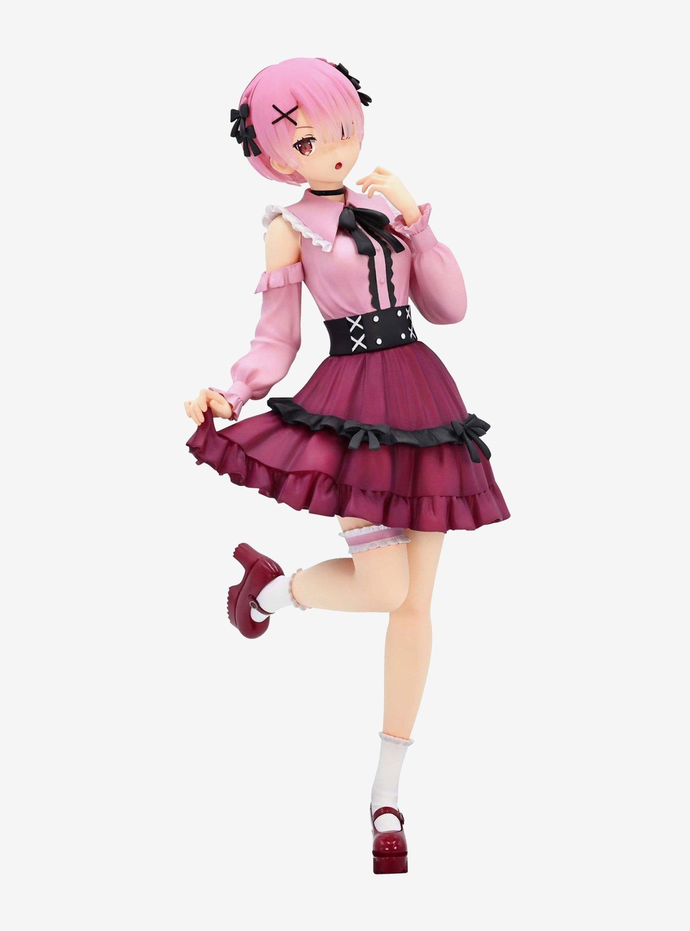 FuRyu Re:Zero Starting Life in Another World Trio-Try-iT Ram (Girly Outfit Ver.) Figure, , hi-res