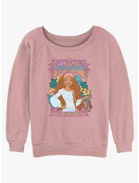 Disney The Little Mermaid Live Action Ariel Trust Your Inner Voice Womens Slouchy Sweatshirt, , hi-res